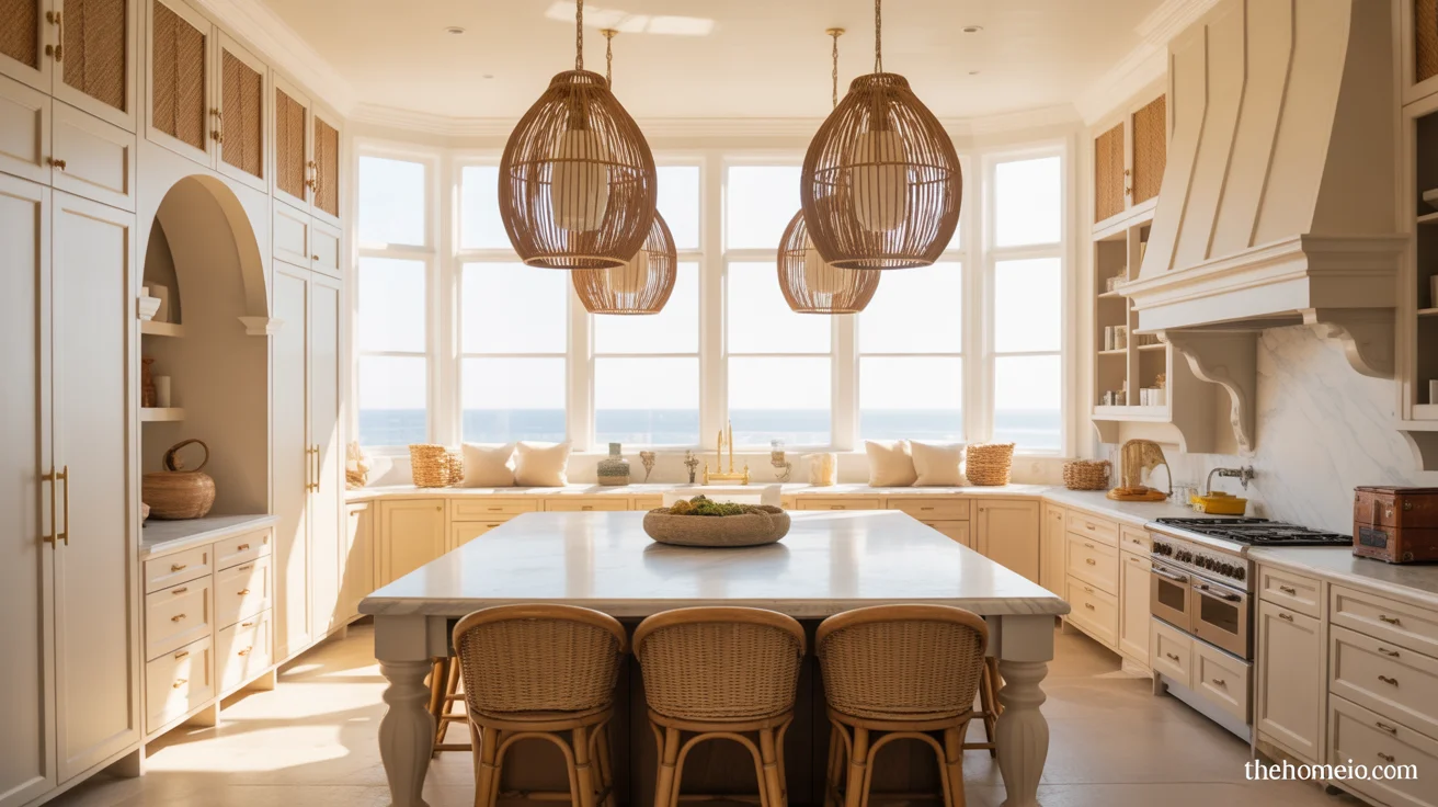 11 Beautiful Coastal Kitchen Designs That Feel Bright, Breezy & Relaxed
