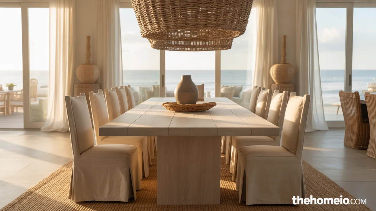 12 Breezy Coastal Dining Room Ideas That Feel Bright, Relaxed & Timeless