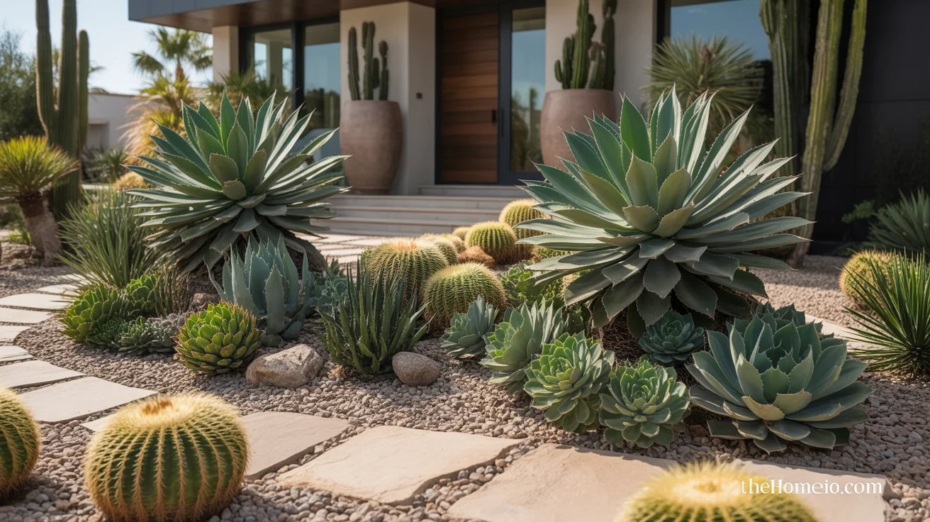 15 Stunning Front Yard Succulent Garden Ideas for Modern Curb Appeal