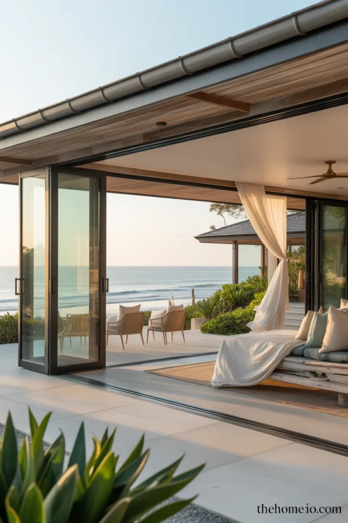 Indoor outdoor beach house design