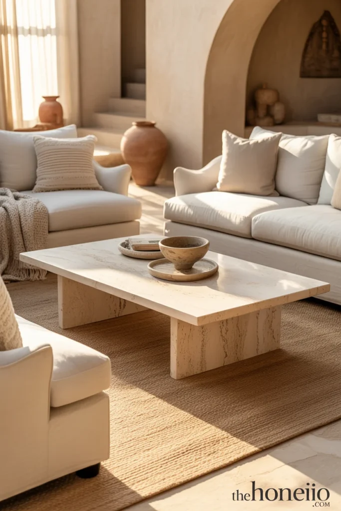 Relaxed Mediterranean living room design