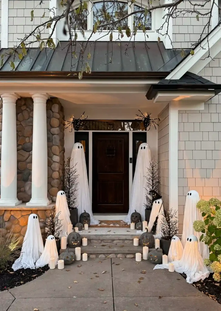 Line Your Steps With Glowing Ghosts and Candles