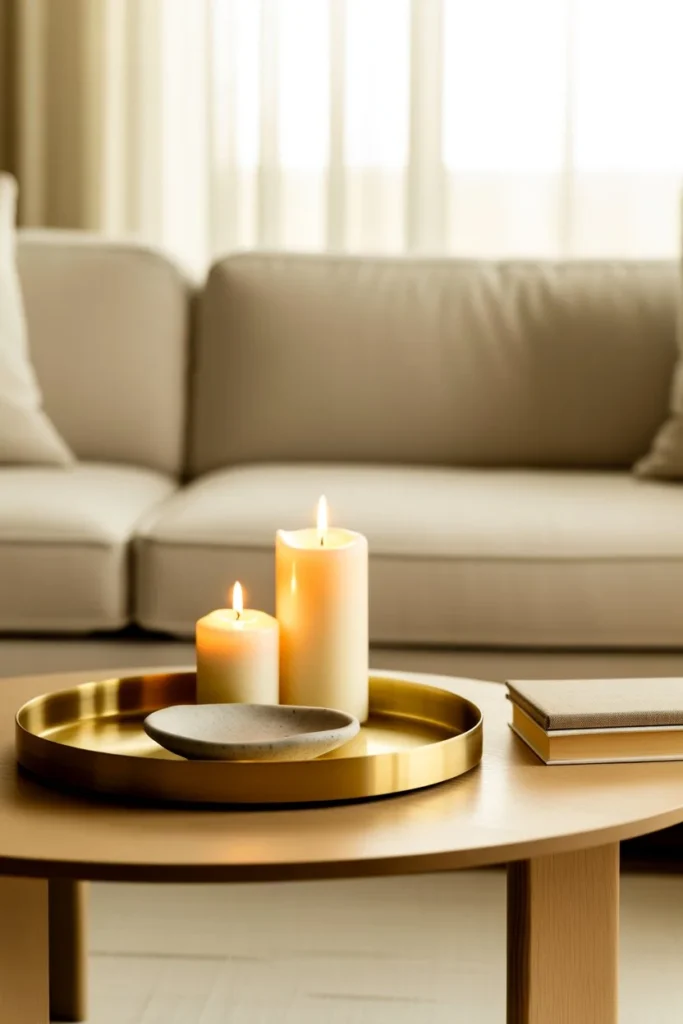 The Candle Vignette Tray