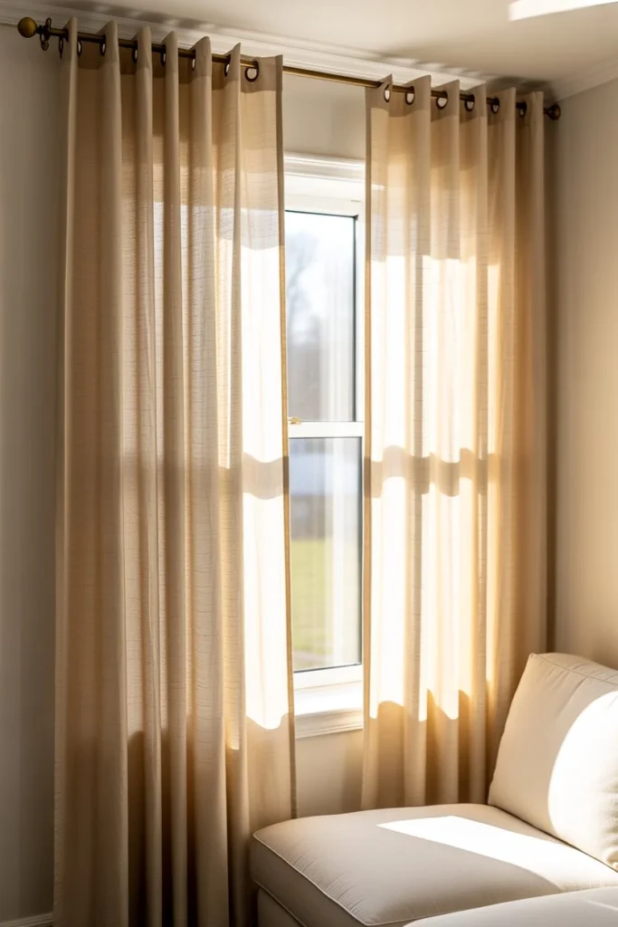 Hang Curtains High and Wide